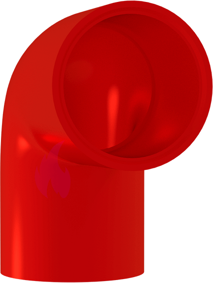 Air sampling pipe 45deg bend